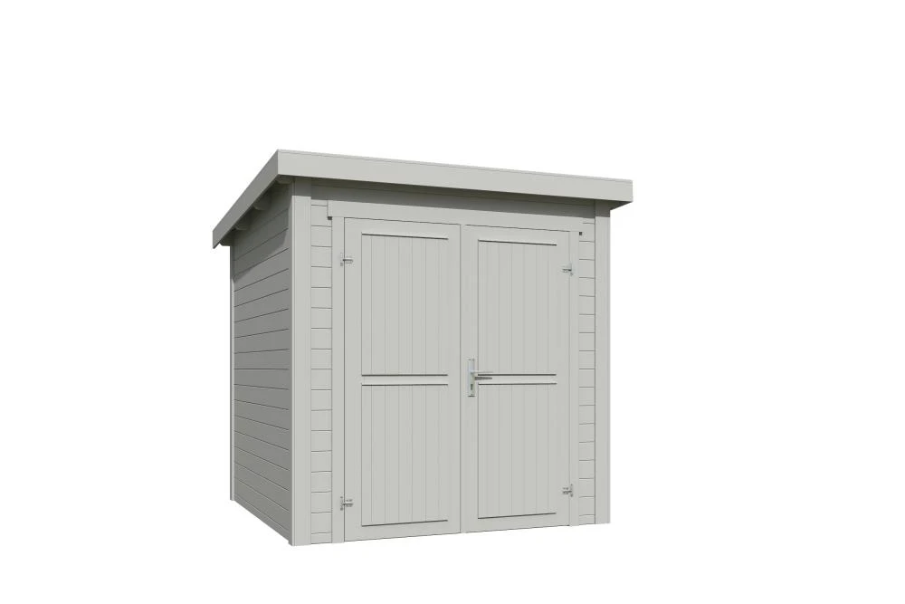Outdoor Life Blokhut Sara Platinum Grey 200 x 200 cm - Afbeelding 3